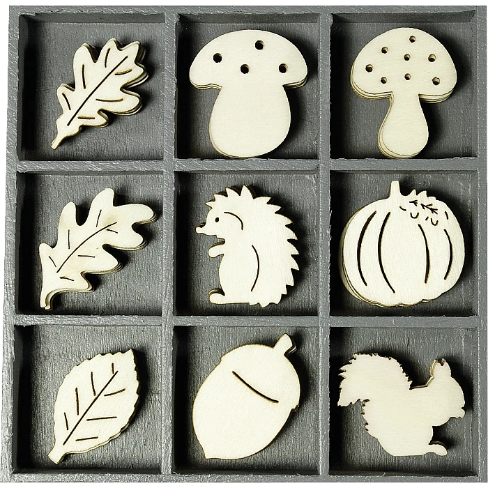 Koka dekori "Mežs" (45gab.)