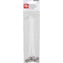 Вощеные фитили для свечей (18 см, 10 шт.)