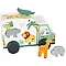 Safari playset car with animals
