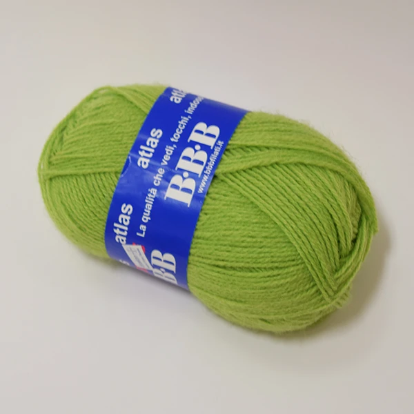 Atlas yarn - salad green (50 g, 200 m)