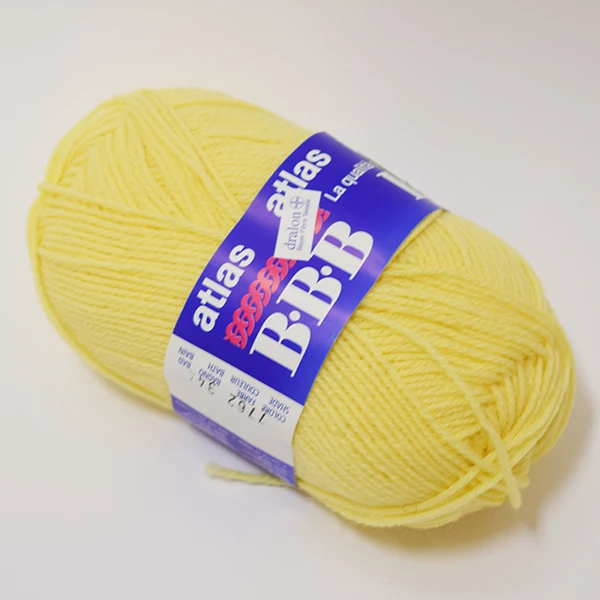 Atlas dzija - gaiši dzeltena (50 g, 200 m)