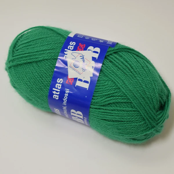 Atlas yarn - emerald (50 g, 200 m)