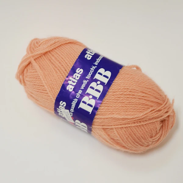 Atlas yarn - salmon pink (50 g, 200 m)