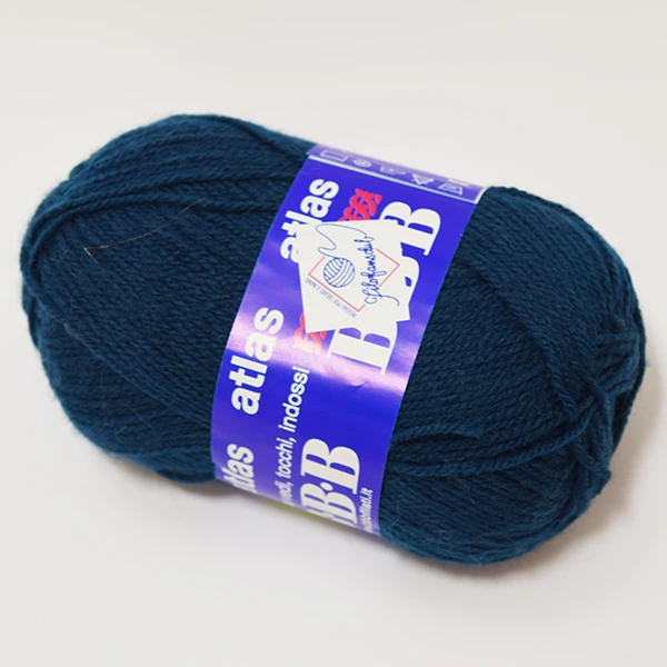 Atlas yarn - dark turquoise (50 g, 200 m)