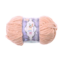 Alize Velluto пряжа — пыльно-розовая (100 г, 68 м)