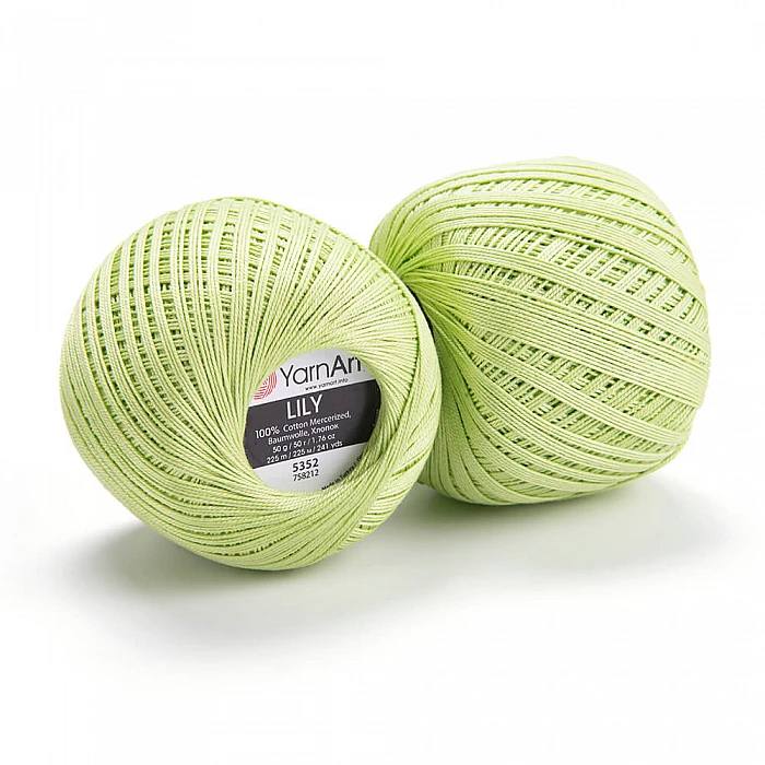 YarnArt Lily dzija - salātzaļa (50 g, 225m)