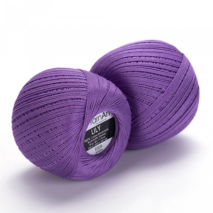 YarnArt Lily yarn - violet (50 g, 225 m)