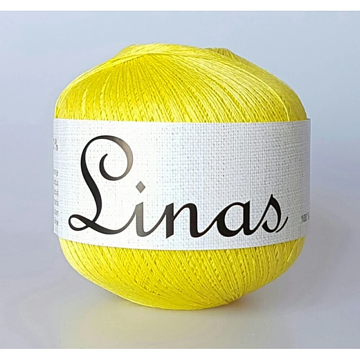 Midara Linas пряжа — жёлтая (100 г, 600 м)