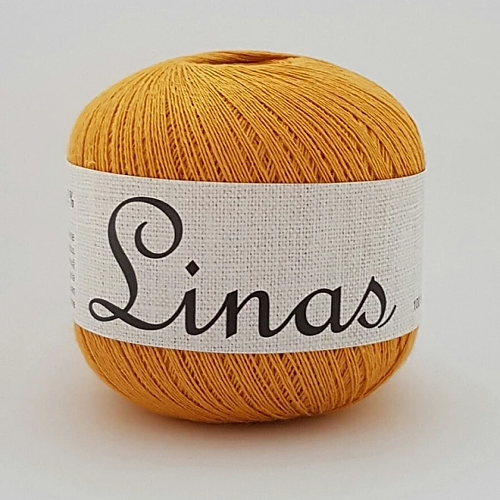 Midara Linas Yarn - Brown Yellow (100 g, 600 m)