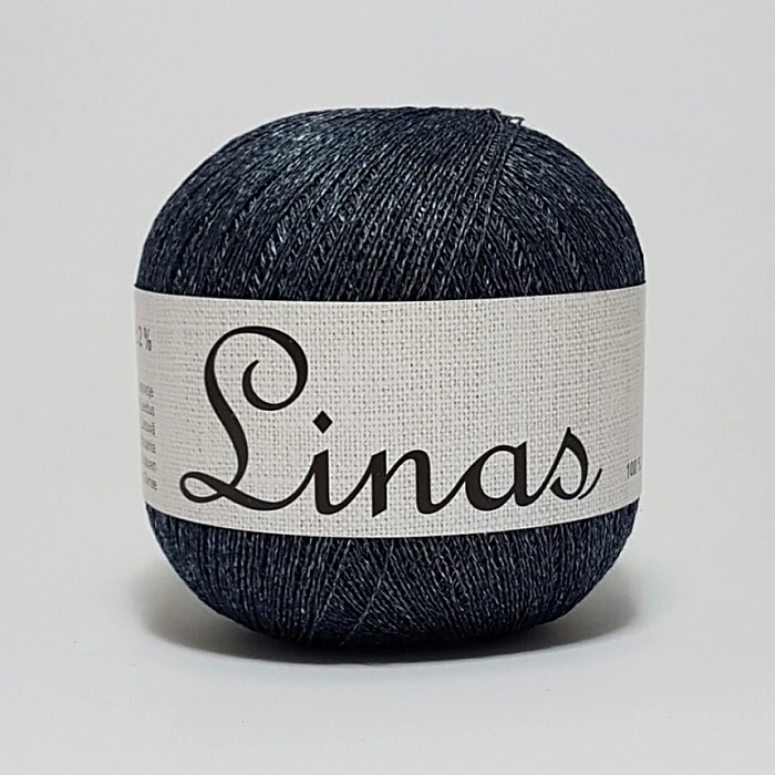 Midara Linas Yarn - Blue, Black, Grey (100 g, 600 m)