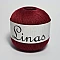 Midara Linas yarn - dark red (100 g, 600 m)