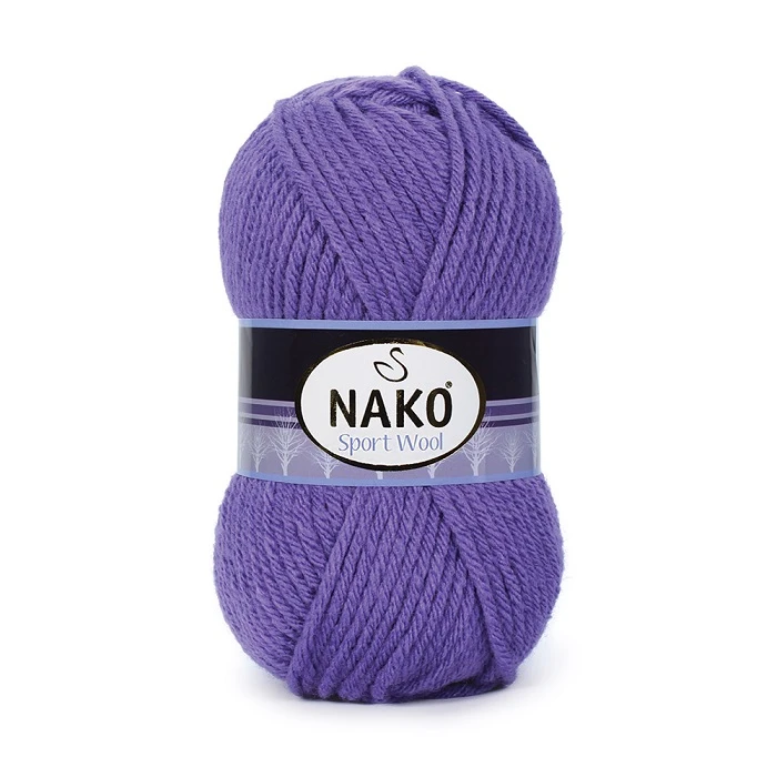 Nako Sport Wool - purple (100 g, 120 m)