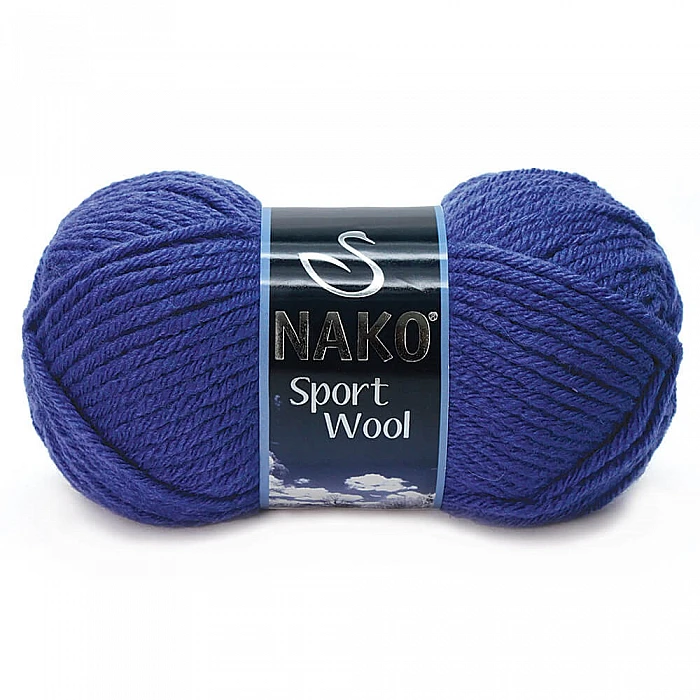 Nako Sport Wool - Bright Blue (100 g, 120 m)