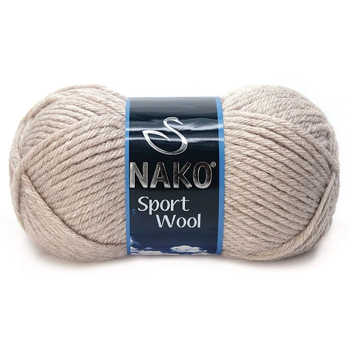 Nako Sport Wool - beige (100g, 120 m)