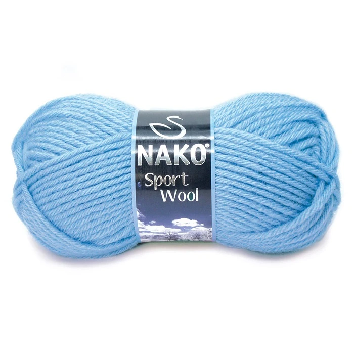 Nako Sport Wool - light blue (100 g, 120 m)