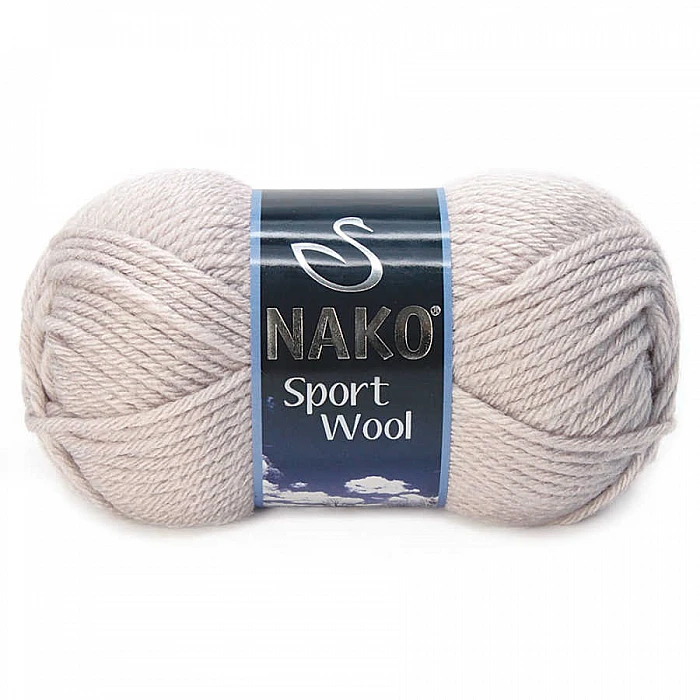 Nako Sport Wool - Light Beige (100 g, 120 m)