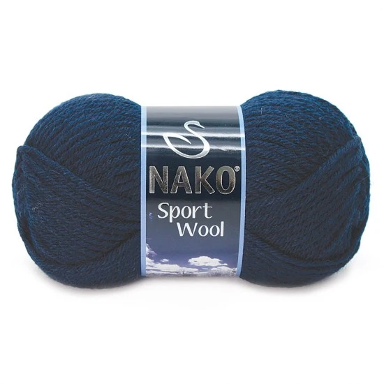 Nako Sport Wool - dark blue (100 g, 120 m)