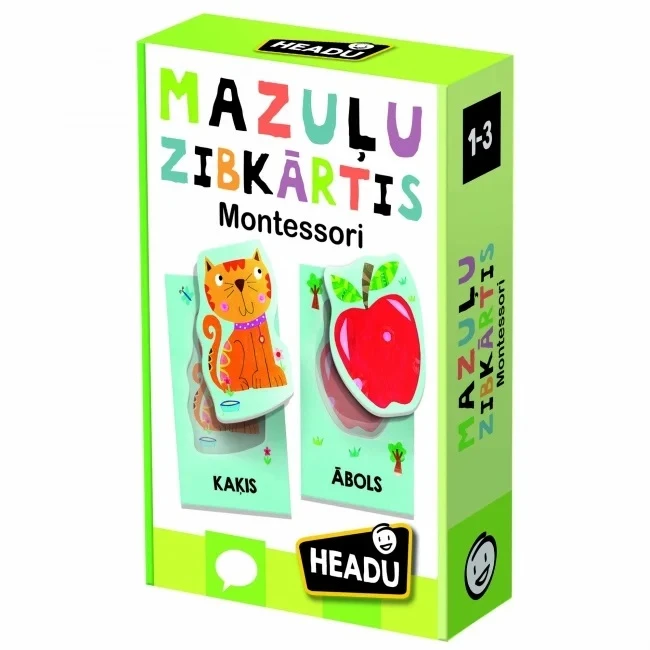 Montessori zibkartītes mazuļiem