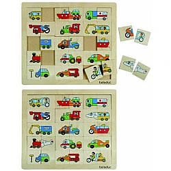 Puzle "Atrodi un savieno transportu"