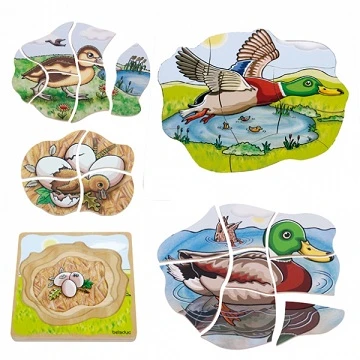 Сублимационная многослойная пазл-утка 