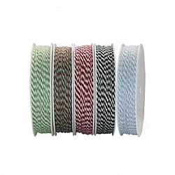 Document Sewing Cord D - 1 mm, Cotton, 35 m, Red/White