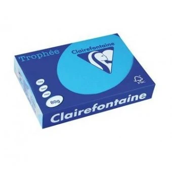 Цветная бумага „Trophee”; ярко-синяя (A4, 80 г/м², 50 лист.)