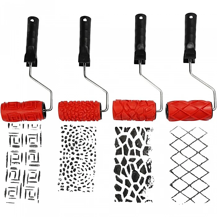 Pattern Roller - 10 cm Width (4 pcs)