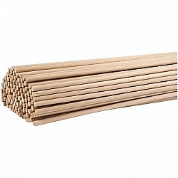 Wooden Sticks (60 x 0.8 cm, 10 pcs)