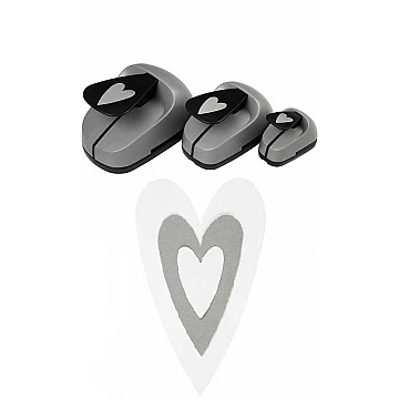 Decorative Heart Hole Punches (3 pcs.)