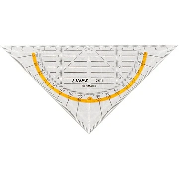 Треугольный транспортёр (Дл. 16 см)