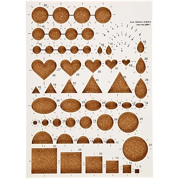 Шаблон для квиллинга (21x15 см)