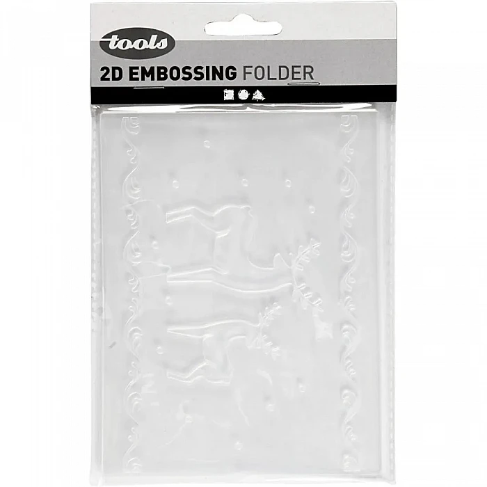 Форма для тиснения — северный олень (11x14 см)