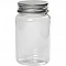 Plastic Bottle with Cork Stopper (100 ml)