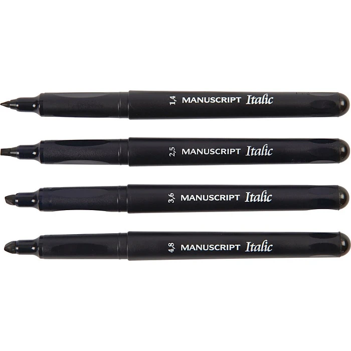 Calligraphy markers 4 pcs