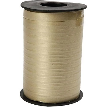 Подарочная лента — матовое золото (250 м)