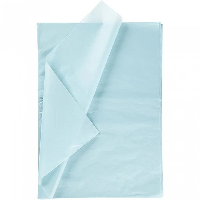 Tissue Paper - Light Blue (25 pcs, 50 x 70 cm)