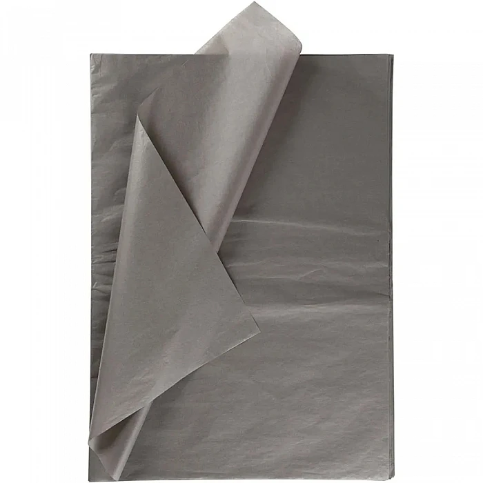 Silk Paper - Dark Grey (10 pcs, 50 x 70 cm)