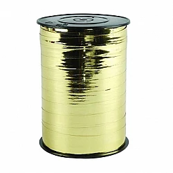 Подарочная лента металлического золотого цвета (250 м)