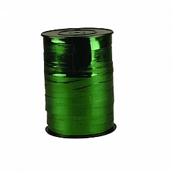 Подарочная лента — металлический зелёный (250 м)