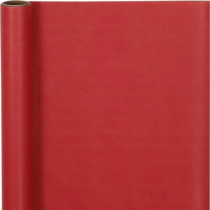 Dāvanu papīrs - sarkans (5m)