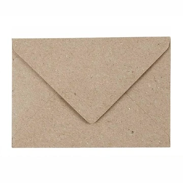 Конверты из переработанной бумаги (50 шт., 7.8x11.5 см)