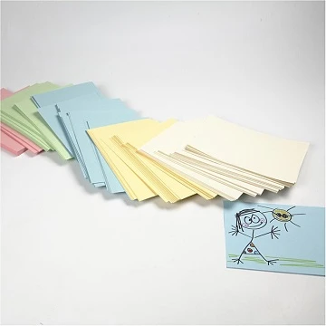 Kartona lokšņu komplekts "Pastelis" (A4), 210gb., 160g