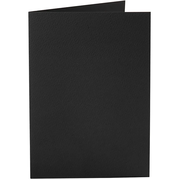 Cards - black (10.5 x 15 cm, 10 pcs)