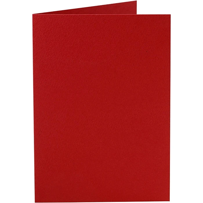 Cards - red (10.5 x 15 cm, 10 pcs.)