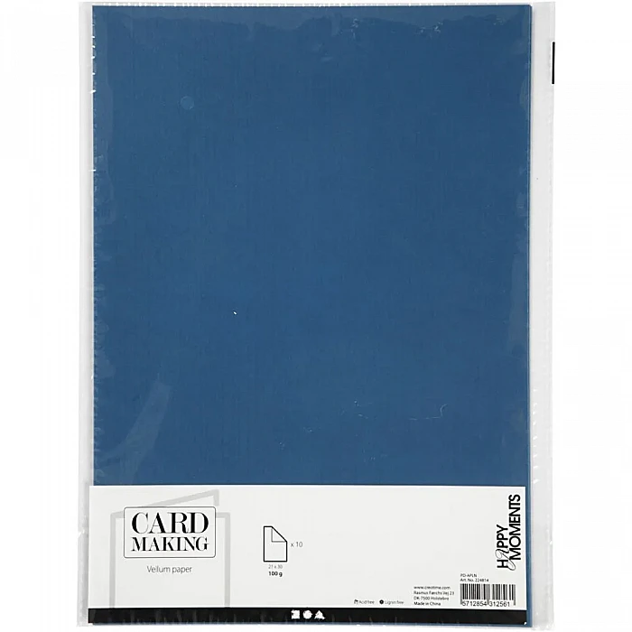 Vellum Paper - Blue (A4, 100 g/m², 10 pcs)
