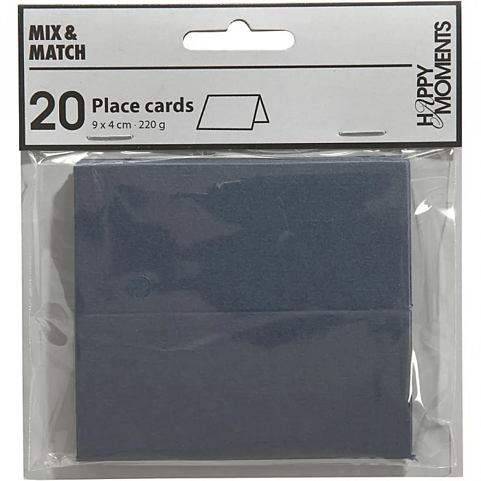 Рассадочные карточки — тёмно-синие (20 шт.)