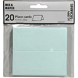 Table Place Cards - Light Blue (20 pcs.)