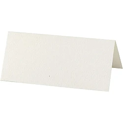 Table Place Cards - Cream White (20 pcs)