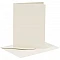 Cards and envelopes – cream white (A6, 6pcs.)