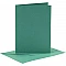 Cards and Envelopes – Dark Green (A6, 6 pcs.)